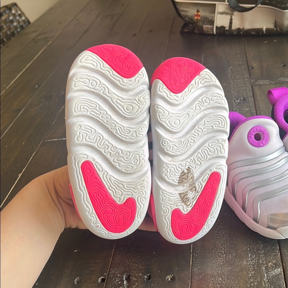 Nike Kids' Pink and Purple Slip-On Shoes - Picture 5 of 14